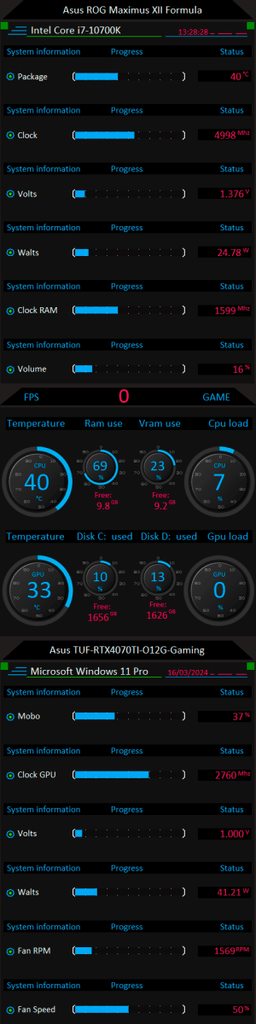 AIDA64 Skin Data Base HUD 480x1920 - AIDA Skins