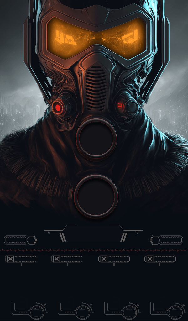 AIDA64 Skin Guardian Mask Multicolor HUD 600x1024 - AIDA Skins