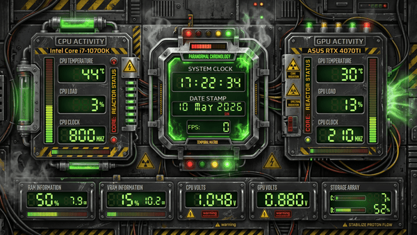 AIDA64 Skin Critical Zone HUD 1920x1080 - AIDA Skins