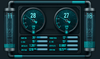 AIDA64 Skin LiquidForge HUD 1024x600 - AIDA Skins