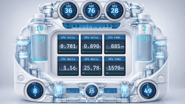 AIDA64 Skin Pulse Monitor HUD 1920x1080 - AIDA Skins